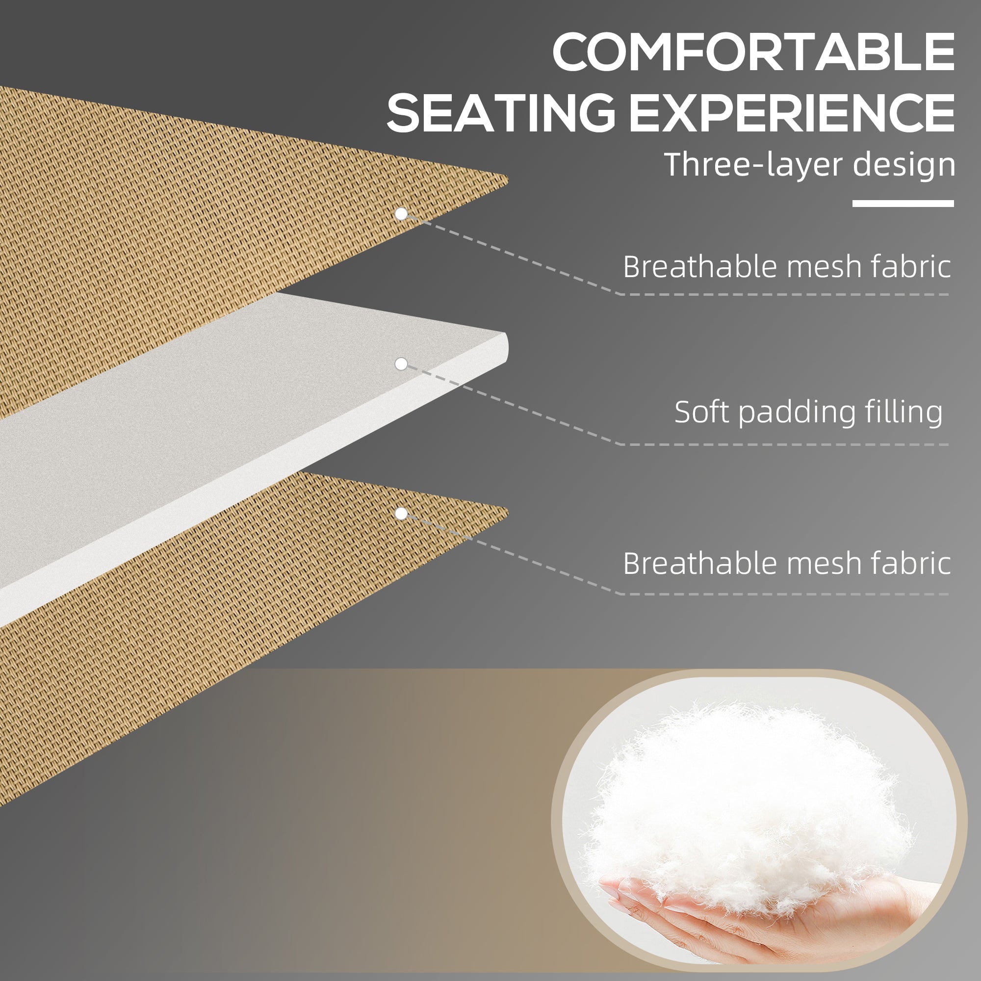 Folding Chaise Tanning Lounge Chair w/ 5-level Reclining Back, Reading Hole, Side Pocket, Headrest