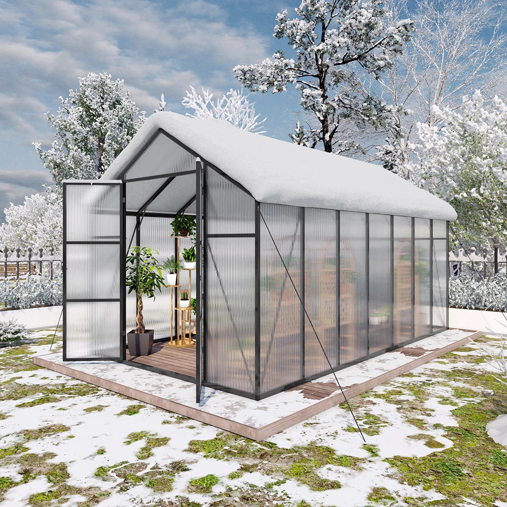 Windward Grand 8x14 ft Walk-In Greenhouse – Greenhouse Refuge