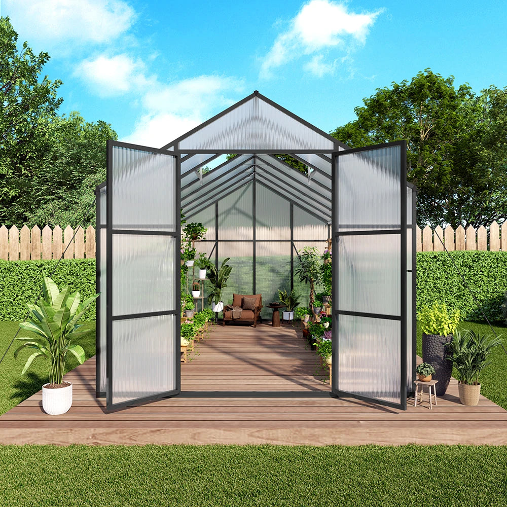 Windward Grand 8×14 Walk-In Glasshouse