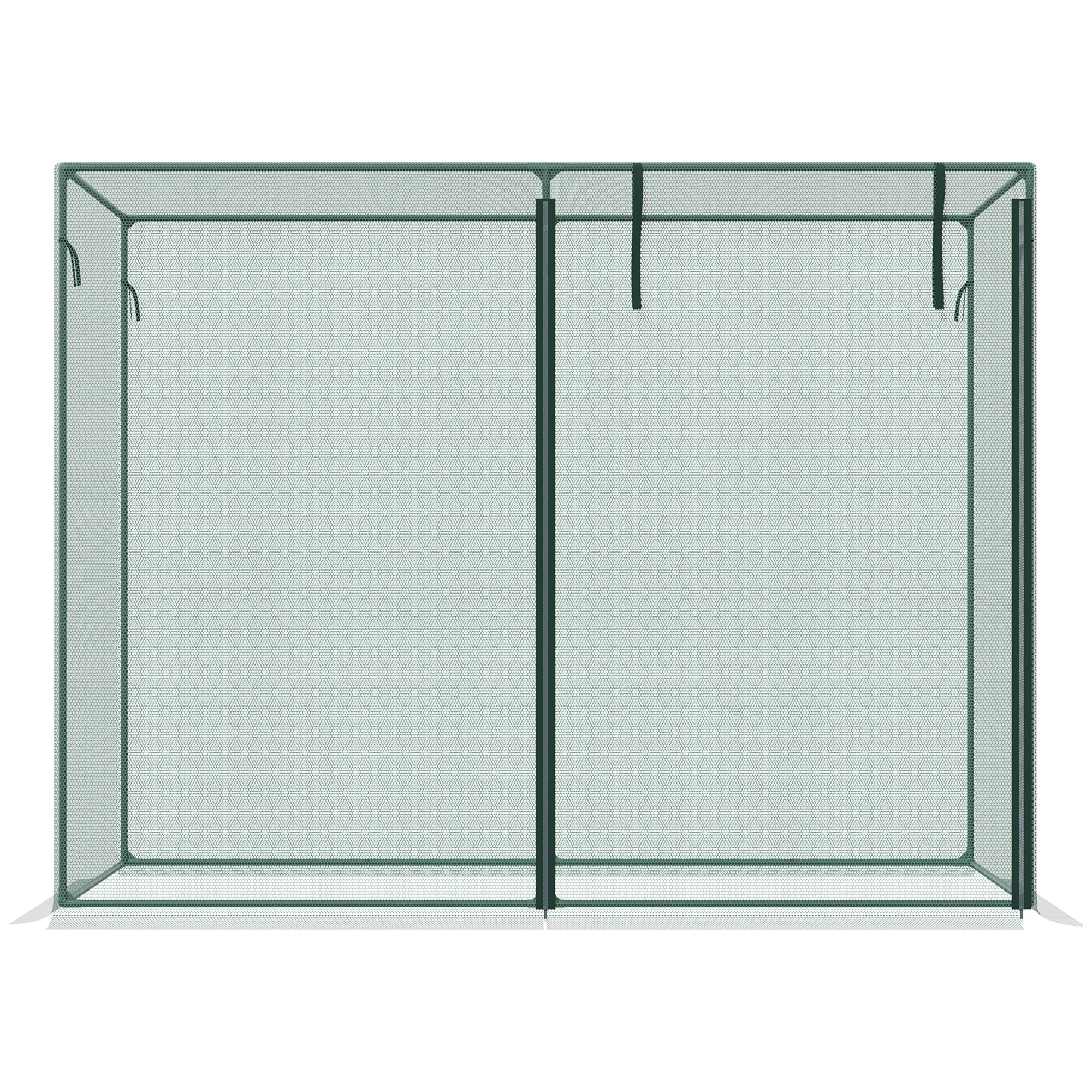 6 x 3ft Crop Cages for Garden, Plant Protectors from Animals, Storage Bag and 6 Ground Stakes