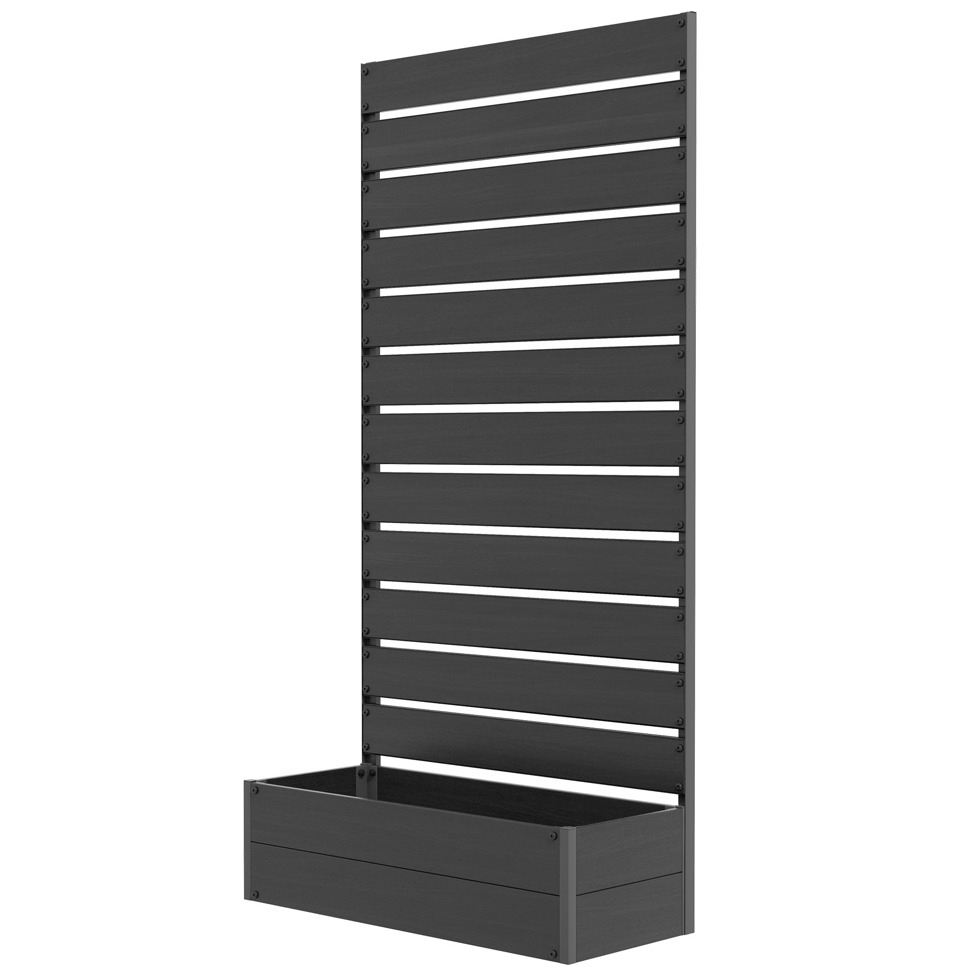 Trellis Planter for Climbing Plants, Raised Garden Bed with Trellis, Planter Box for Outdoor Garden