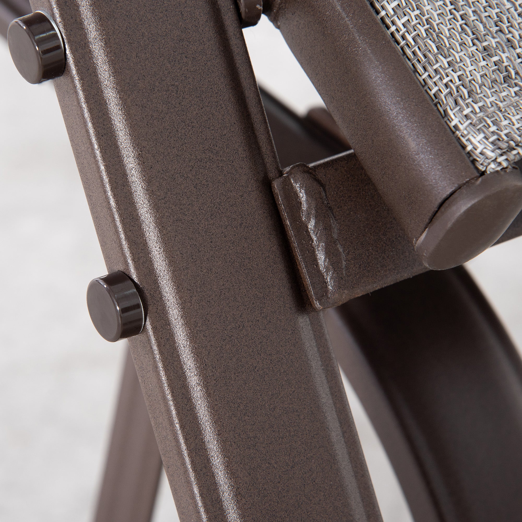 Outdoor Glider Chair, Gliders for Outside Patio with Steel Frame and Mesh Fabric for Backyard, Garden, and Porch