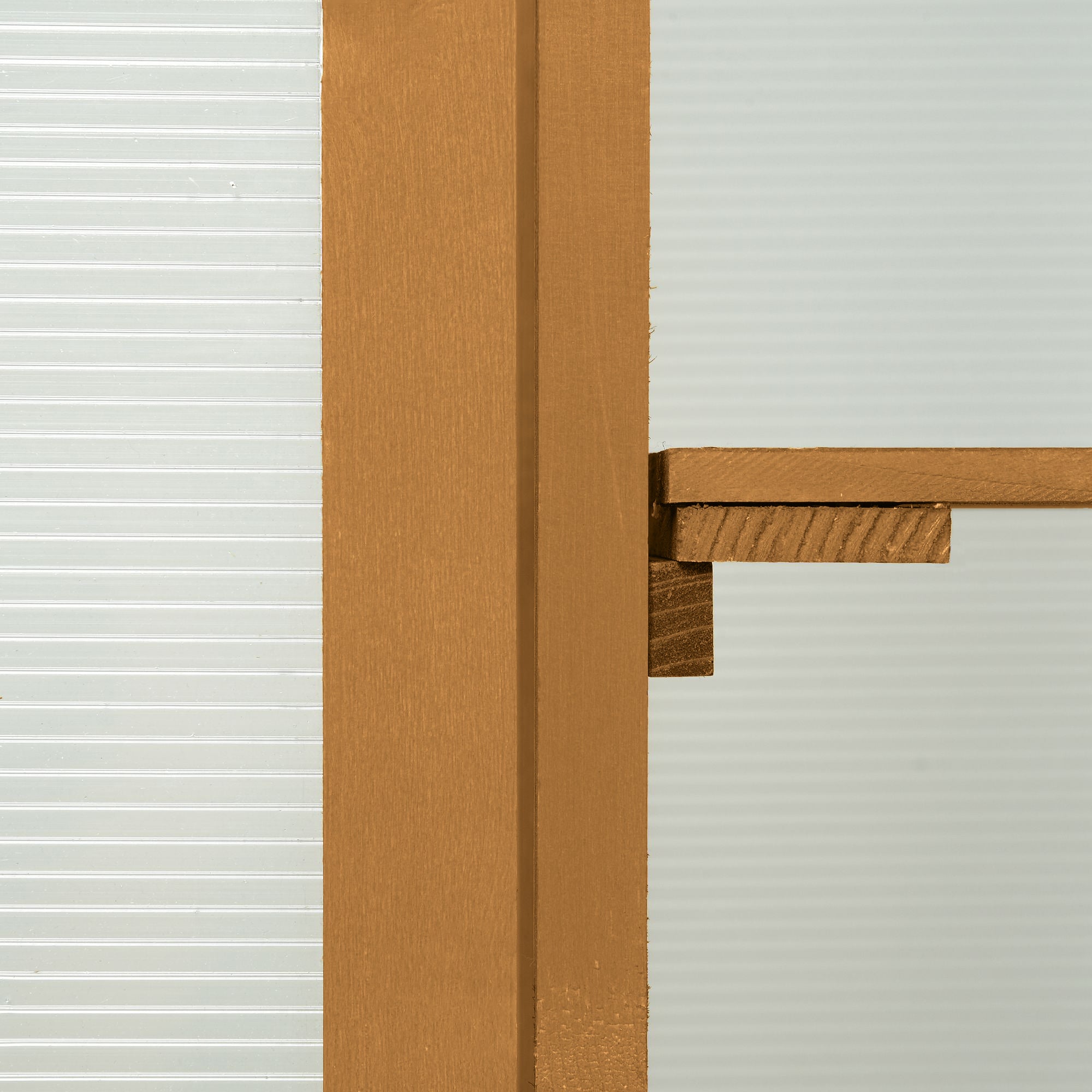 Wooden Cold Frame Greenhouse Small Mini Planter Box, 30" L x 24" W x 44" H, Brown