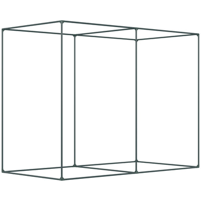 6 x 3ft Crop Cages for Garden, Plant Protectors from Animals, Storage Bag and 6 Ground Stakes
