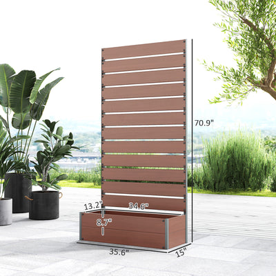 Trellis Planter for Climbing Plants, Raised Garden Bed with Trellis, Planter Box for Outdoor Garden