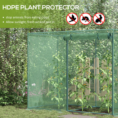6 x 3ft Crop Cages for Garden, Plant Protectors from Animals, Storage Bag and 6 Ground Stakes