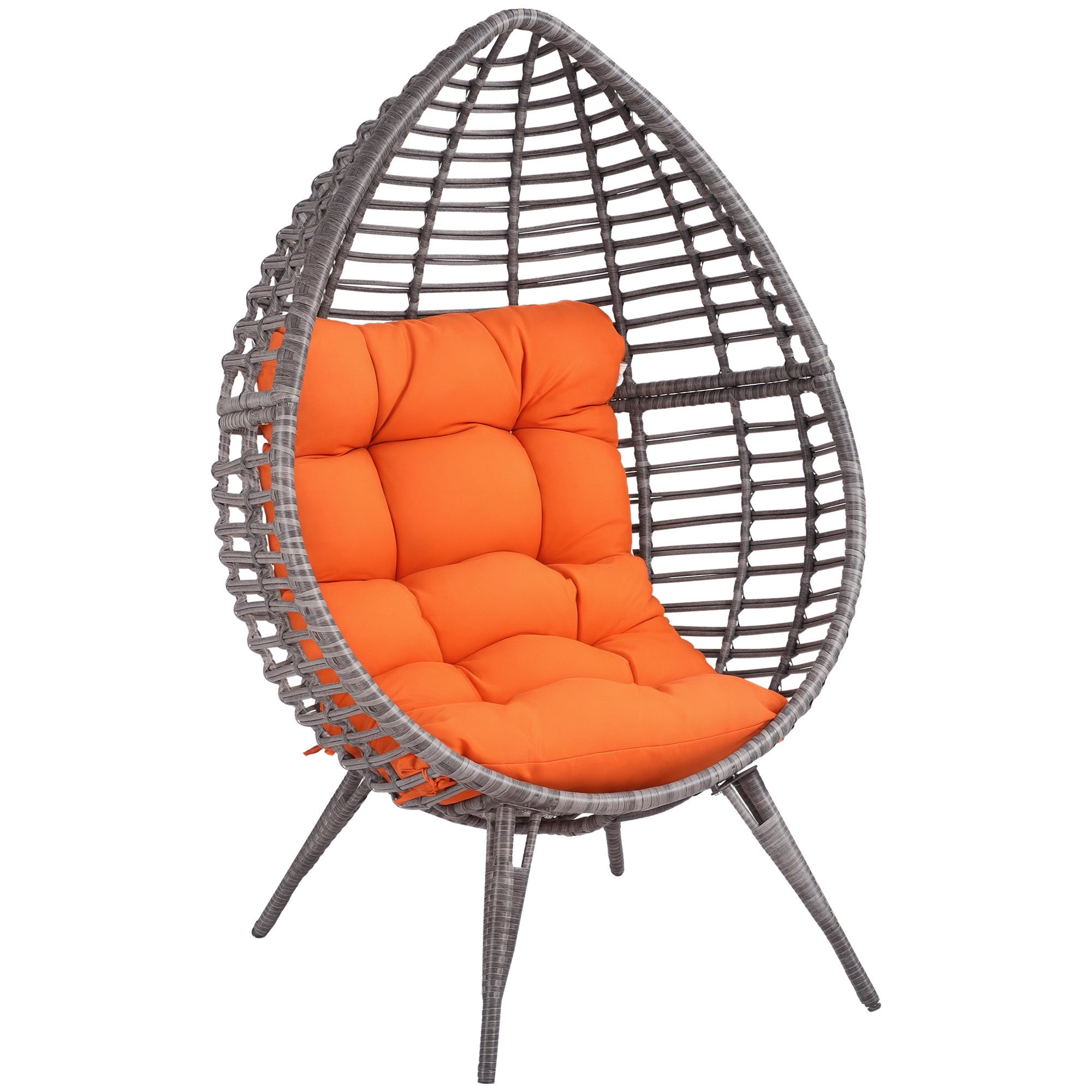 Rattan Egg Chair with Cushion