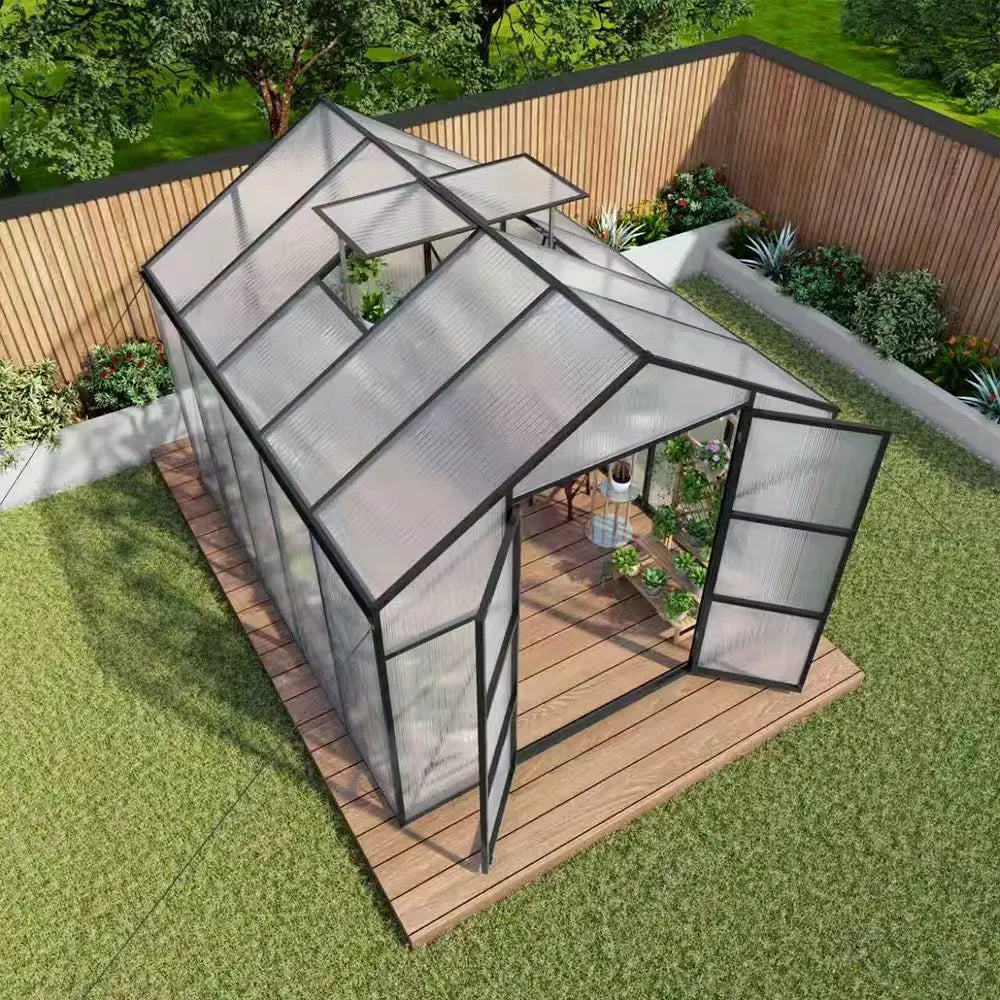 Serenity 8×10 Walk-In Glasshouse