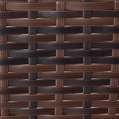 Rattan Porch Rocker w/ Plush Cushion