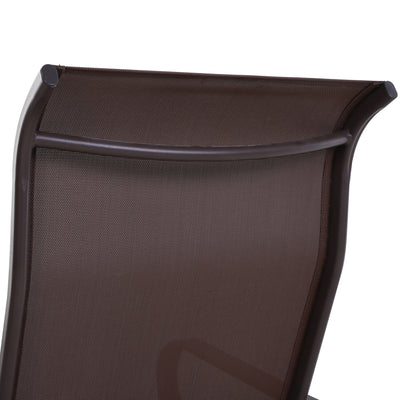 Outdoor Patio Glider Rocker, Metal High-Back Chair for Outdoor Use