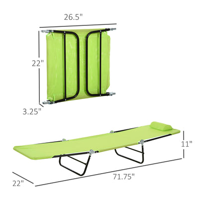 Folding Chaise Lounge Chair, Pool Sun Tanning Chair, Outdoor Lounge Chair with Reclining Back, Breathable Mesh Seat, Headrest for Beach, Yard, Patio
