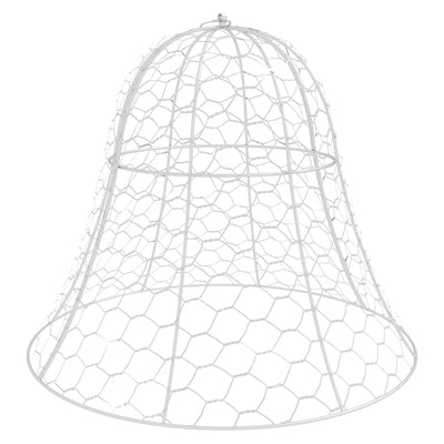 6 Pack Garden Cloches for Plants, 16" x 13" Metal Crop Cage, Plant Cages to Keep Animals Out