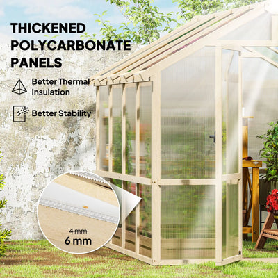 Cottage Retreat Wooden Glasshouse (6.6×8)