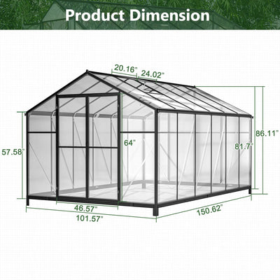 Grand Twin-Door Conservatory 8×12