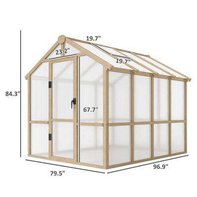 Cottage Retreat Wooden Glasshouse (6.6×8)