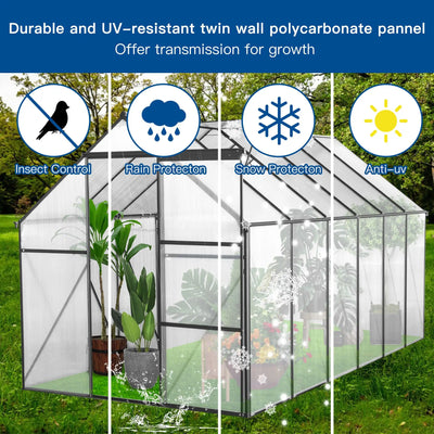 Longmeadow 6×12 Walk-In Glasshouse