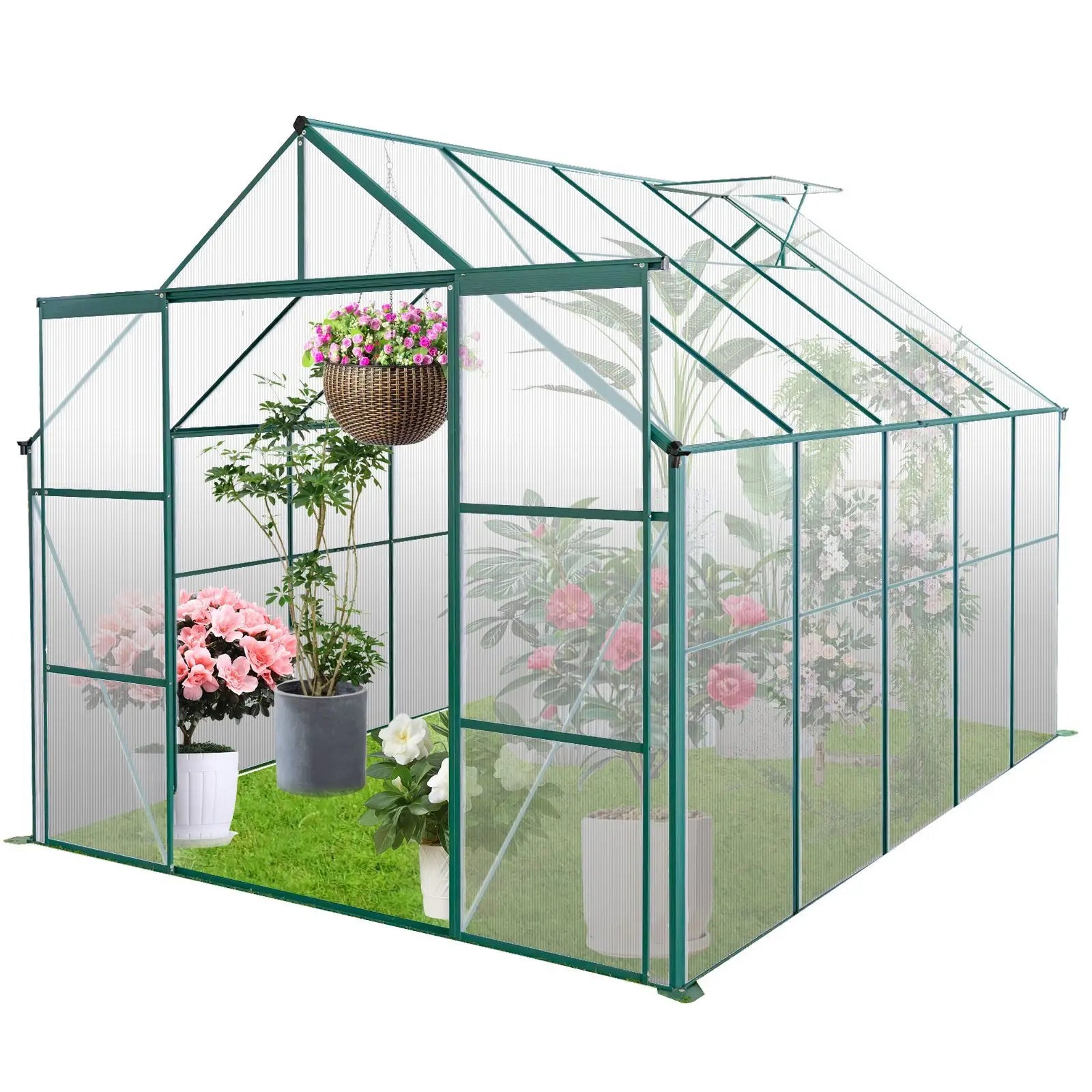 Meadowlight Twin-Door 8×10 Glasshouse