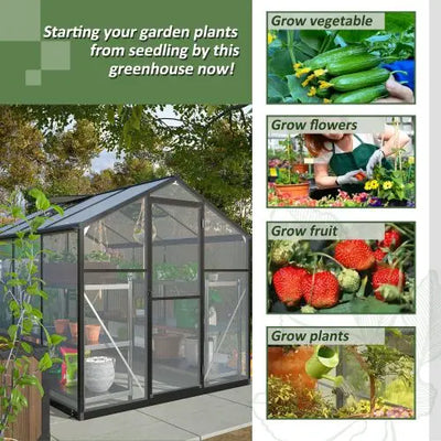 Sanctuary Walk-In Glasshouse — Heavy-Duty