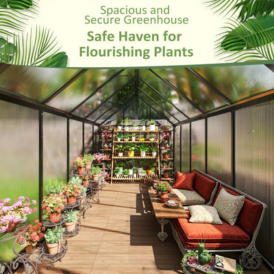 Adaptable Multi-Size Walk-In Glasshouse