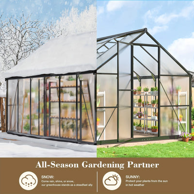 Adaptable Multi-Size Walk-In Glasshouse