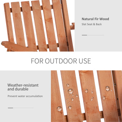 Patio Bench, Garden Bench with Middle Table and Umbrella Hole, Wooden Outdoor Bench for Patio, Porch, Poolside, Balcony