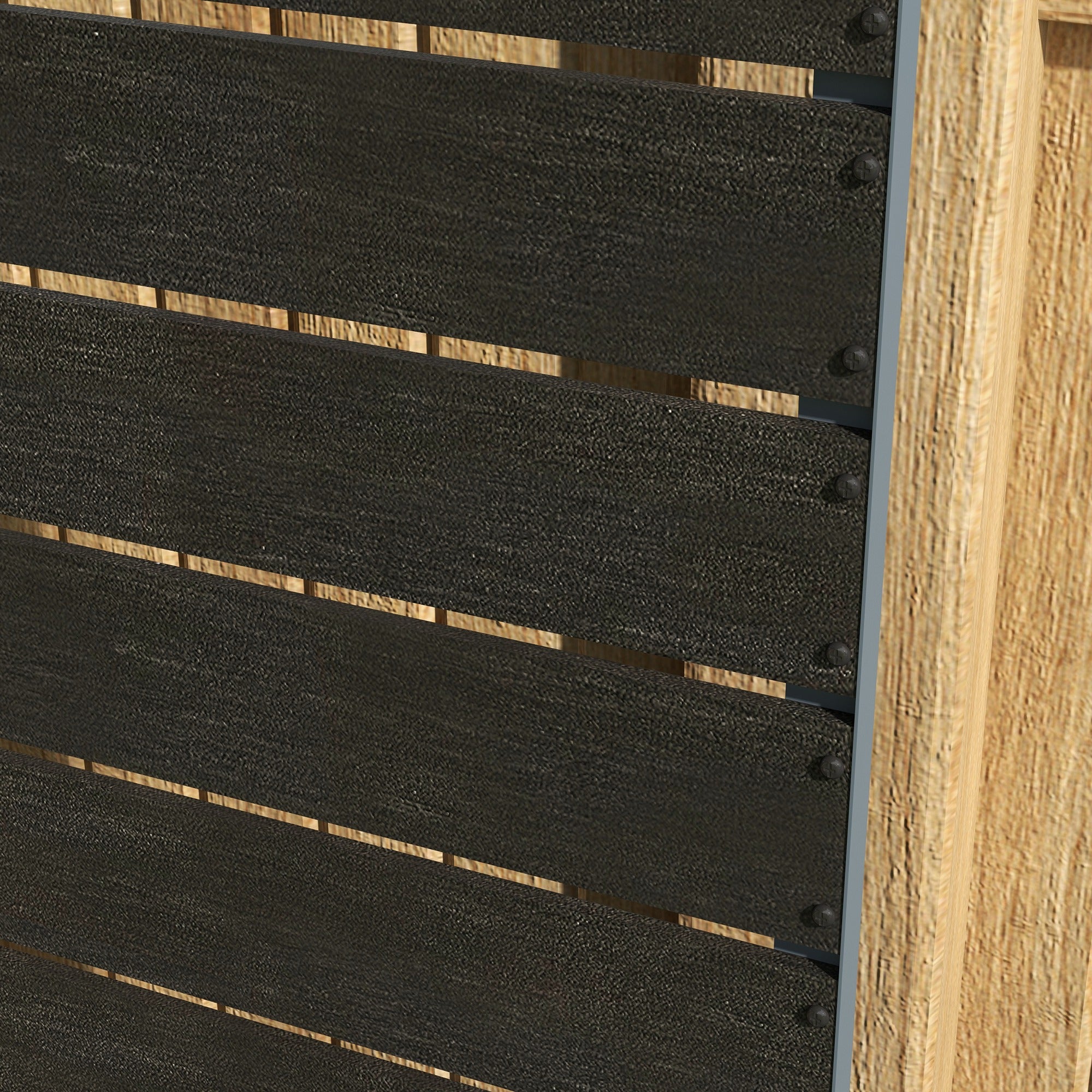 Trellis Planter for Climbing Plants, Raised Garden Bed with Trellis, Planter Box for Outdoor, 28.25" x 15" x 59"