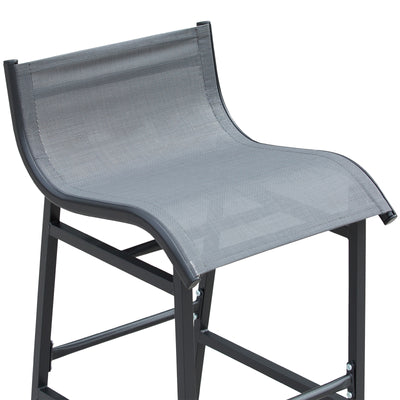 3 Piece Bar Height Outdoor Bistro Set for 2