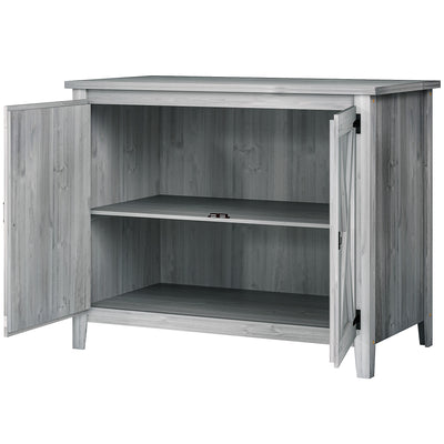 Wooden Outdoor Storage Cabinet, Garden Shed Potting Shed with Shelf and Double Doors