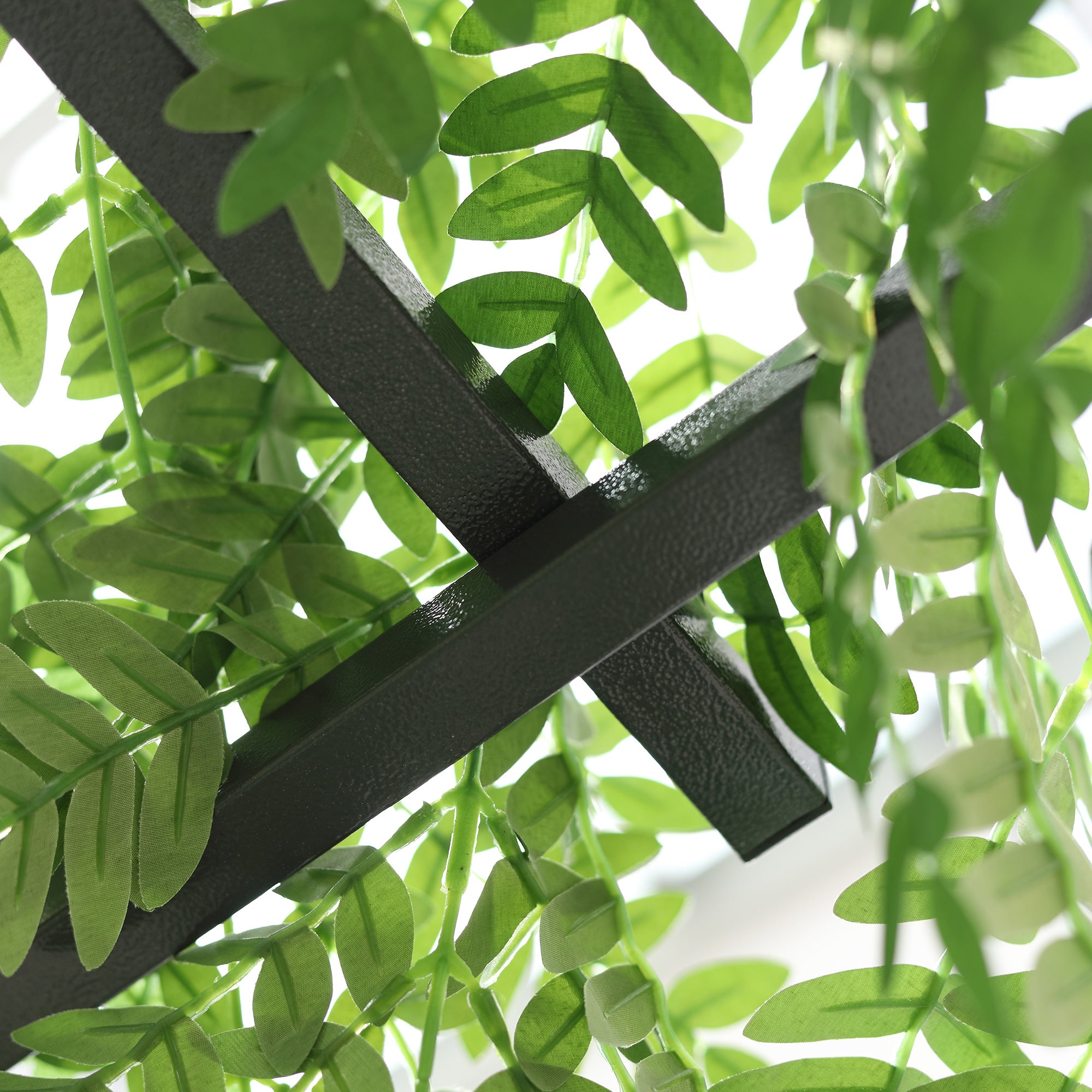82'' Decorative Metal Garden Trellis Arch with Durable Steel Tubing & Elegant Scrollwork, Perfect for Weddings