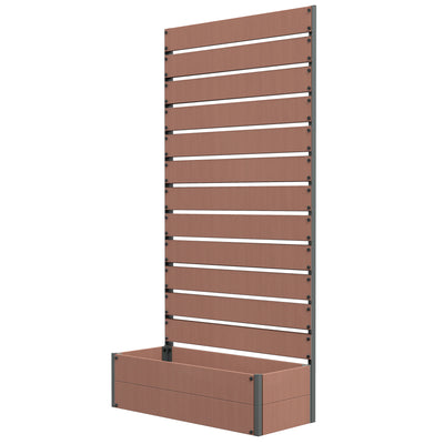 Trellis Planter for Climbing Plants, Raised Garden Bed with Trellis, Planter Box for Outdoor Garden