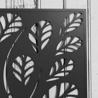 Metal Garden Bed with Trellis for Climbing Plants, Freestanding or Wall Mounted Flower Bed for Garden, Patio, Balcony