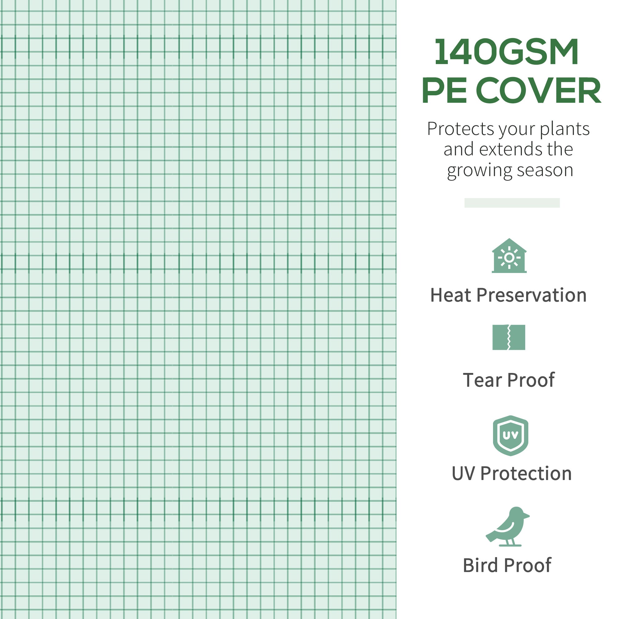 11.5' x 10' x 6.5' Walk-in Tunnel Greenhouse, Green House with Zippered Mesh Door, 7 Mesh Windows & Roll-up Sidewalls, Upgraded Gardening Plant Hot House with Galvanized Steel Hoops