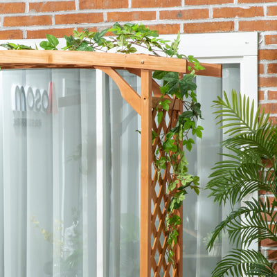 Patio Garden Bench, Wooden Bench, Outdoor Bench for Vines/Climbing Plants