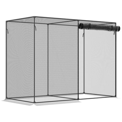 6 x 3ft Crop Cages for Garden, Plant Protectors from Animals, Storage Bag and 6 Ground Stakes