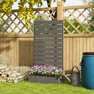 Trellis Planter for Climbing Plants, Raised Garden Bed with Trellis, Planter Box for Outdoor Garden