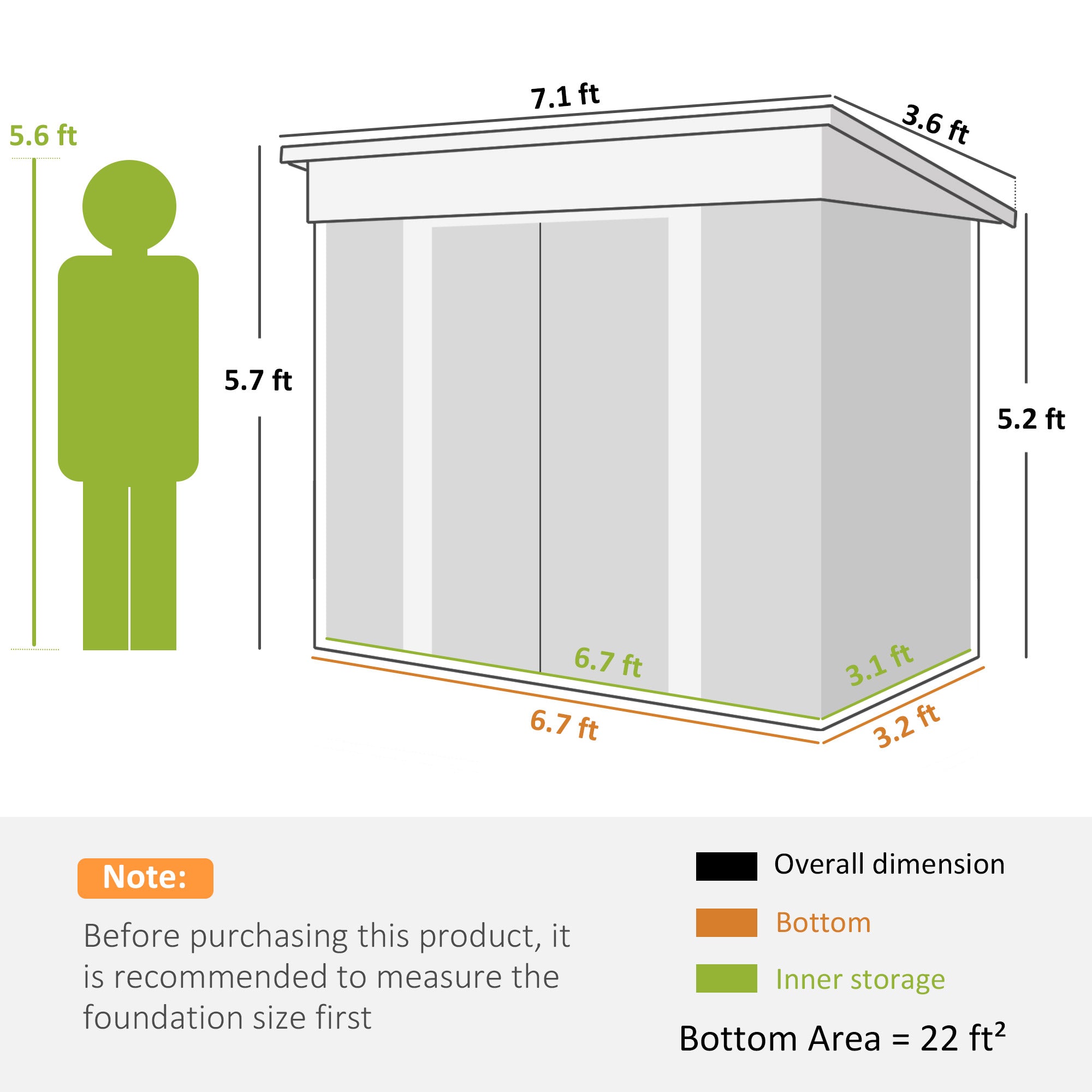 7' x 4' Metal Garden Shed, Backyard Tool Storage Shed with Dual Locking Doors, 2 Air Vents and Steel Frame, Light Gray