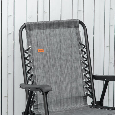 Patio Folding Chair, Sling Suspension Chair for Deck, Camping, Sports Events, Patio, Beach & Pool, Space Saving